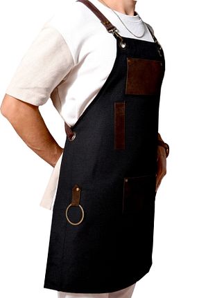 دستکش و پیشبندآشپزخانه مشکی styleapron - کد 366527759