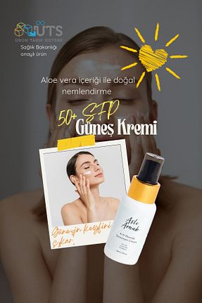 کرم ضد آفتاب صورت SPF 50 + Aslı Arnak - کد 858940304