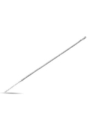دستبند نقره طوسی زنانه 925 عیار Metay Silver - کد 849996098