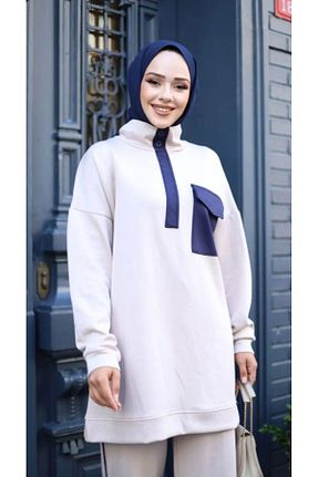 ست گرمکن حجاب بژ زنانه رگولار Butik - کد 858948843