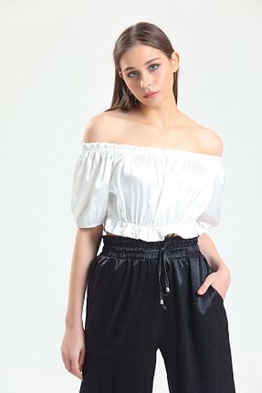 بلوز سفید زنانه ساده Sense - کد 665935666