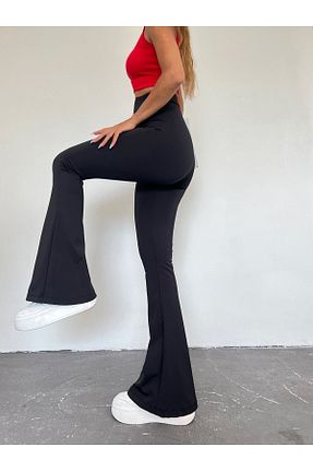 شلوار مشکی زنانه پنبه - پلی استر - الاستین CNRCollection - کد 745555526