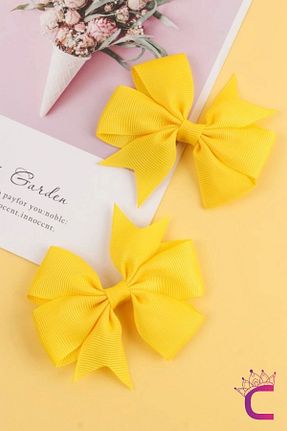گیره سر زرد بچه گانه Cinderella - کد 858434180