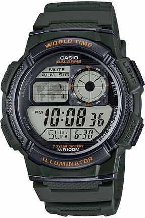 ساعت مچی طوسی مردانه 41-45 میلی متر Casio - کد 1012351