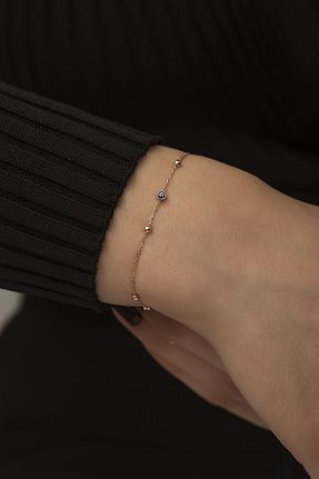 دستبند نقره صورتی زنانه 925 عیار Sunshine - کد 32940732