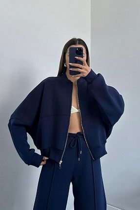 ست گرمکن سرمه ای زنانه پنبه ای Neşeli Butik - کد 775917261
