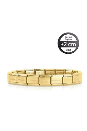 دستبند استیل (فولاد) طلائی زنانه استیل ضد زنگ NOMİNATİON - کد 327674734