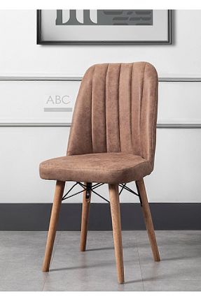 صندلی آشپزخانه قهوه ای چوب ABC Concept - کد 335184466