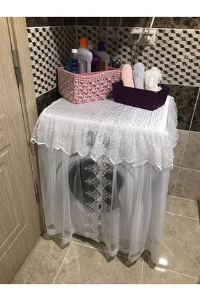 رومیزی سفید ابریشم ysmn store - کد 82304179