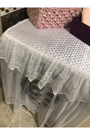رومیزی سفید ابریشم ysmn store - کد 82304179