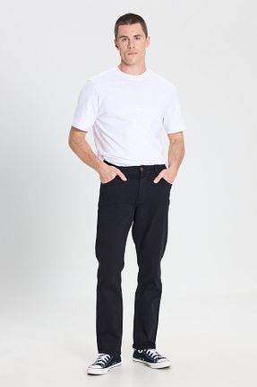 شلوار جین مشکی مردانه پاچه ساده Wrangler - کد 91073048