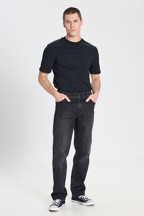 شلوار جین طوسی مردانه پاچه ساده Wrangler - کد 792172669