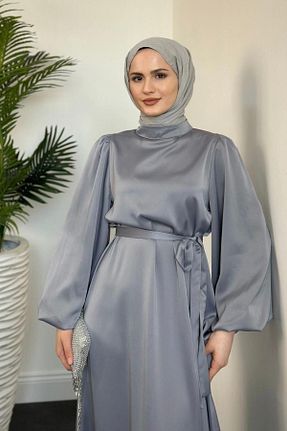 لباس طوسی زنانه رگولار بافتنی کد 828418289