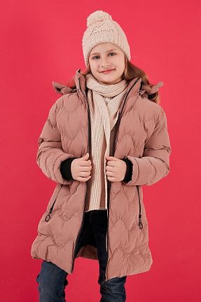 کاپشن صورتی بچه گانه رگولار Lela - کد 729656707
