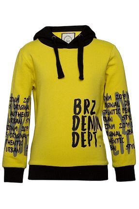 سوئیشرت زرد بچه گانه چاپی BRZ KIDS - کد 139223038