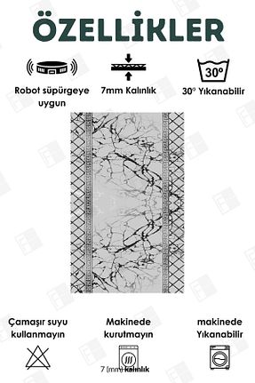 کناره طوسی پلی استر Bir Aksesuar - کد 790588866
