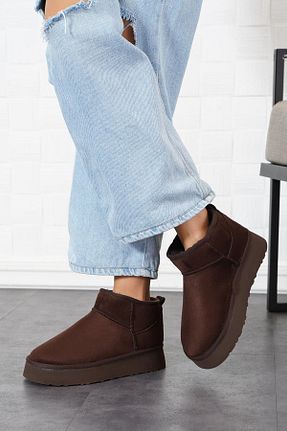 بوت / نیم بوت قهوه ای زنانه جیر Moda Pie - کد 859112090