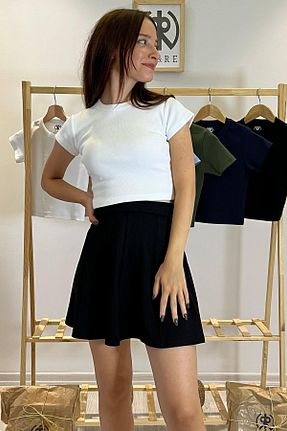 بلوز سفید زنانه ساده ER RE - کد 846046677