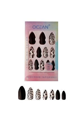 ناخن مصنوعی و اکسسوری سفید Ocean - کد 330074699