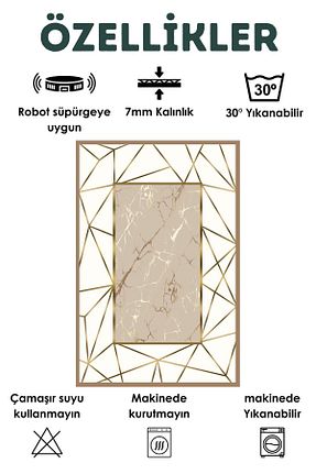 کناره بژ پلی استر Bir Aksesuar - کد 834836343