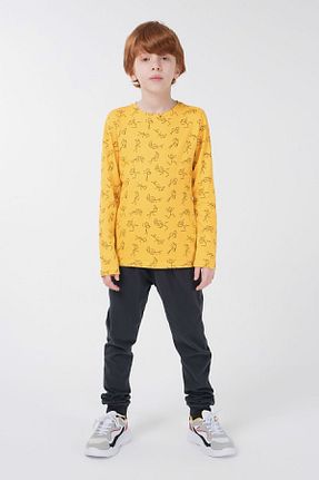 ست لباس راحتی زرد بچه گانه ساده BRZ KIDS - کد 176986692