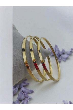 النگو طلائی زنانه 14 عیار stainless steel - کد 845718487
