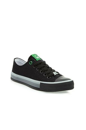 کفش اسنیکر مشکی زنانه بند دار Benetton - کد 97231097