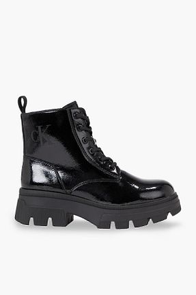 بوت / نیم بوت مشکی زنانه چرم مصنوعی Calvin Klein - کد 776119088