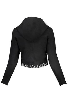 سوئیشرت مشکی زنانه ساده Calvin Klein - کد 710988557