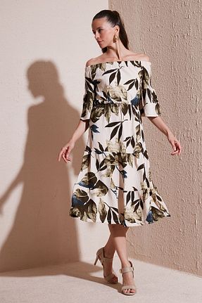 لباس سبز زنانه بافتنی Lela - کد 467926826