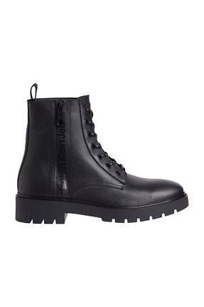 بوت / نیم بوت مشکی مردانه چرم خالص Calvin Klein - کد 843761220