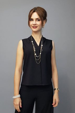 بلوز مشکی زنانه ساده ÖNDER ÖZSOY - کد 387366472