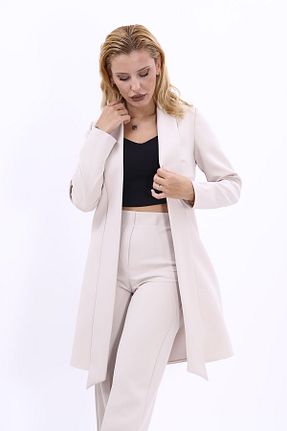 کت بژ زنانه رگولار ÖNDER ÖZSOY - کد 859374533