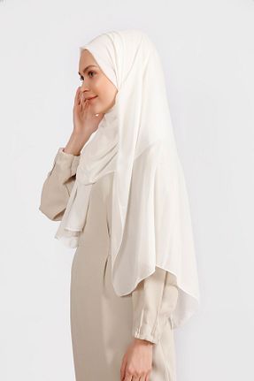 شال بژ زنانه شیفون Differenza - کد 859234977
