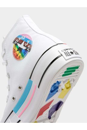 کفش اسنیکر نباتی زنانه بند دار Converse - کد 766904551