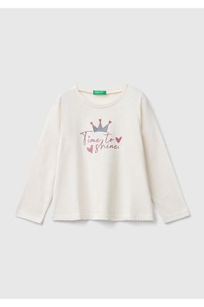 تیشرت نباتی بچه گانه رگولار United Colors of Benetton - کد 859281486