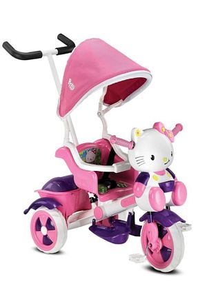 کالسکه 3 چرخ کودک صورتی Tek Yönlü Babyhope - کد 3617112