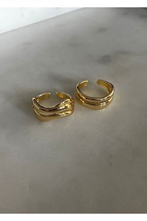 انگشتر جواهر طلائی زنانه زیرکن KİLİGİSTANBUL - کد 859390790