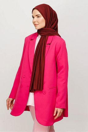 شال زرشکی زنانه ویسکون Hürremist - کد 136156147