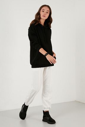 سوئیشرت مشکی زنانه ساده Lela - کد 71218746