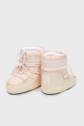بوت / نیم بوت نباتی زنانه چرم مصنوعی Moon Boot - کد 446042851
