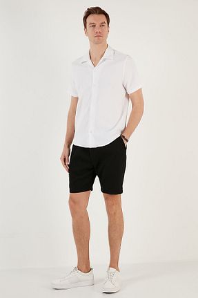 شلوارک و برمودا مشکی مردانه اسلیم فیت Buratti - کد 805730209