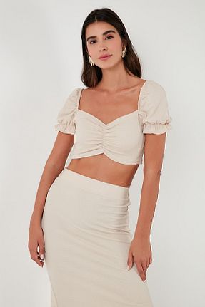 بلوز طوسی زنانه Kalp Lela - کد 814236483