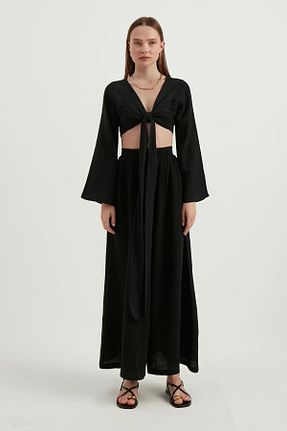 بلوز مشکی زنانه ساده Hiccup - کد 859389865