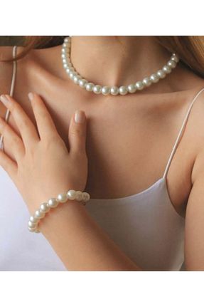 دستبند جواهر قهوه ای زنانه منجق Stil - کد 859185794