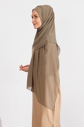 شال قهوه ای زنانه شیفون Differenza - کد 859374587