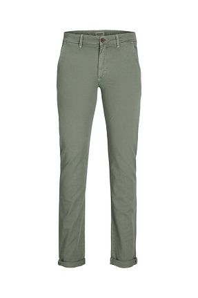 شلوار جین سبز مردانه پاچه ساده Jack & Jones - کد 859387411