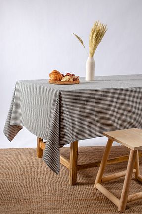 رومیزی مشکی کتان Wellstil - کد 735116886