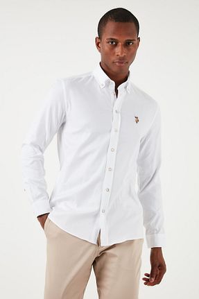 پیراهن سفید مردانه اسلیم فیت U.S. Polo Assn. - کد 809768537