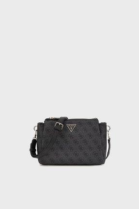 کیف دوشی طوسی زنانه پلی اورتان Guess - کد 857040253